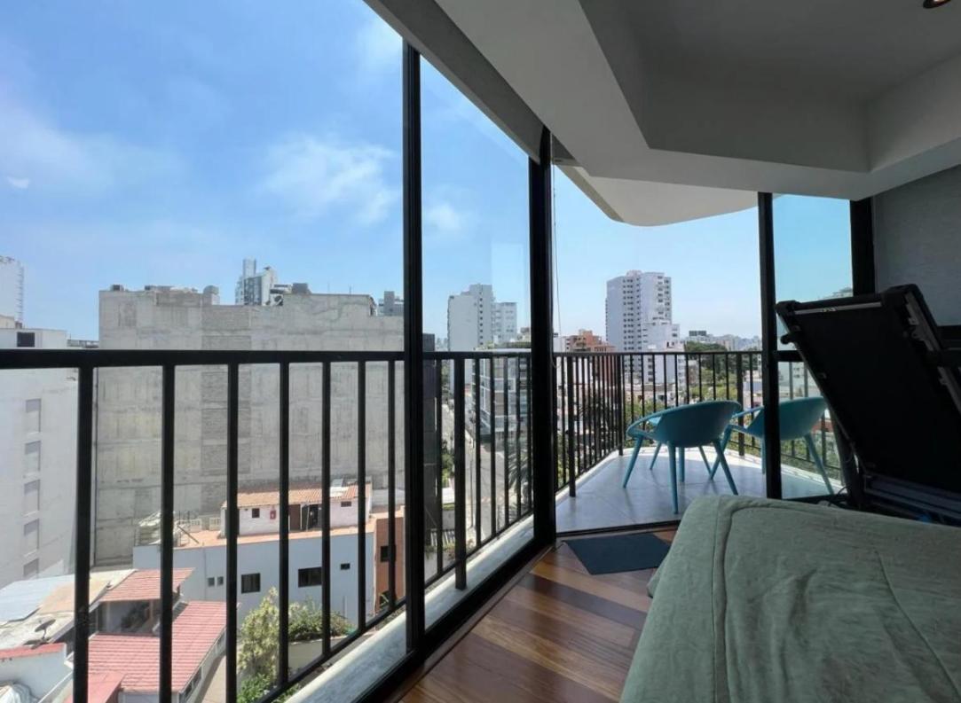 Exclusivo Y Moderno Depa En Miraflores Vista Al Mar Y A La Ciudad Amoblado Apartments Lima Bagian luar foto