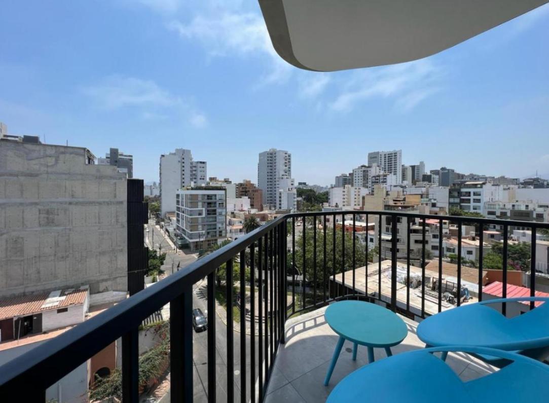 Exclusivo Y Moderno Depa En Miraflores Vista Al Mar Y A La Ciudad Amoblado Apartments Lima Bagian luar foto