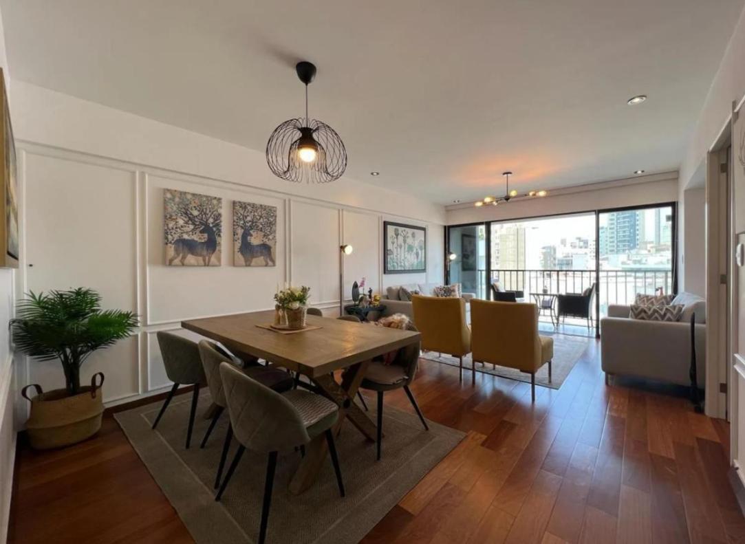 Exclusivo Y Moderno Depa En Miraflores Vista Al Mar Y A La Ciudad Amoblado Apartments Lima Bagian luar foto