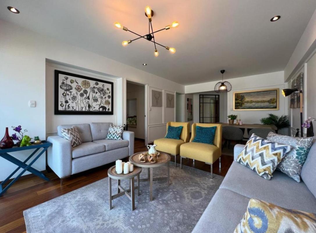 Exclusivo Y Moderno Depa En Miraflores Vista Al Mar Y A La Ciudad Amoblado Apartments Lima Bagian luar foto